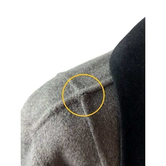 Universal Standard Kiran Doubleface Label Wool Coat Gray Size 14/16 (Small) - Picture 5 of 15
